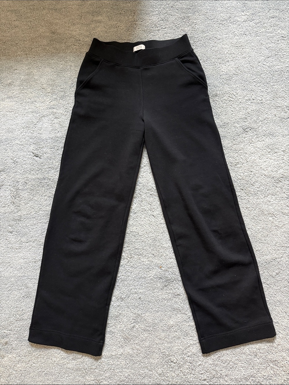 AYR Black Wide-Leg Pull-On Pants
